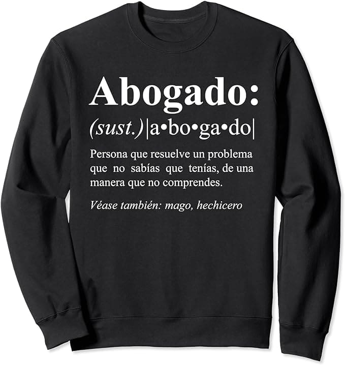 sudadera definicion abogado